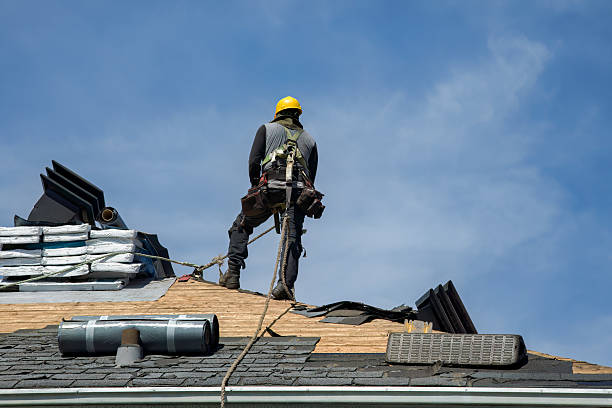 Professional Roof Replacement technician working in Randall, IA